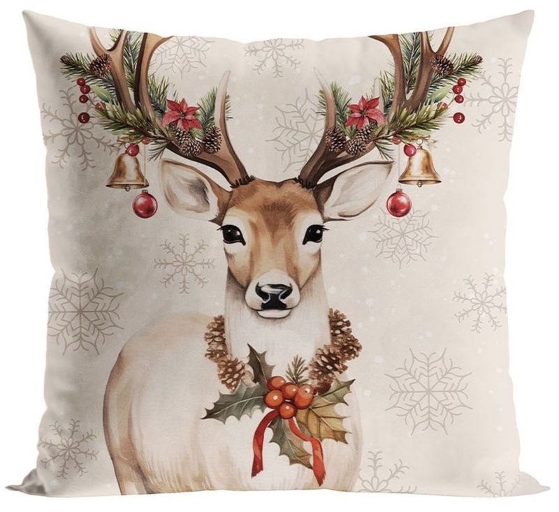 Poszewka Vintage Jelonek Markizeta Beżowa 40x40 cm 1 szt.