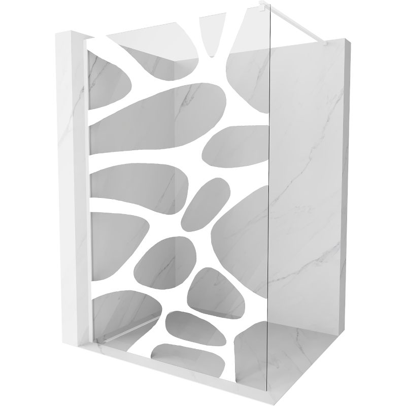 Ścianka prysznicowa Mexen Kioto biały wzór 70x200 cm 800-070-101-20-97 1 szt.