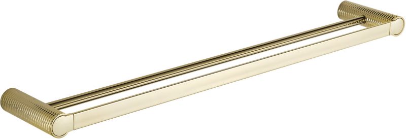 Podwójny wieszak na ręcznik Mexen Base złoty 59,5x2,8 cm 2 szt.