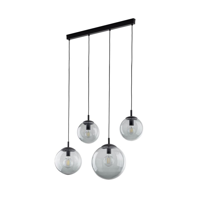 Lampa wisząca TK-Lighting Esme Grafitowe klosze 4x E27 Listwa - 1szt.