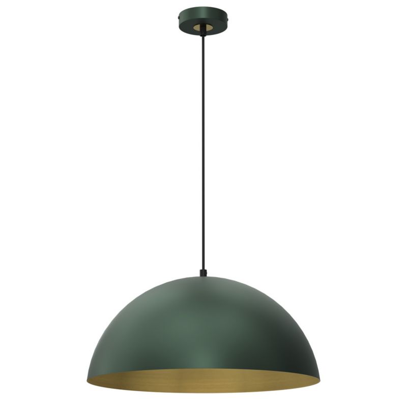 Lampa wisząca Milagro Beta 2872 zielono-złota szerokość 45 cm 1xE27 x 1 szt.