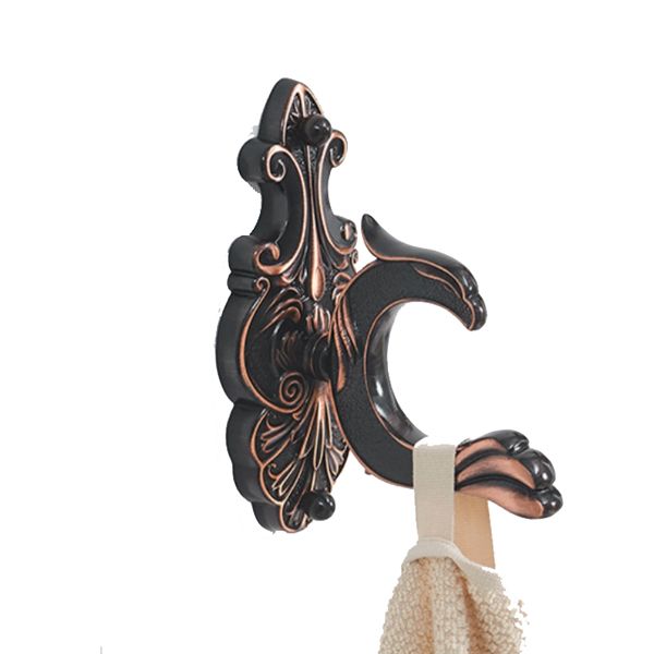 Wieszak na ręczniki Lauferi BAON mosiężny haczyk czarny retro 1 szt.