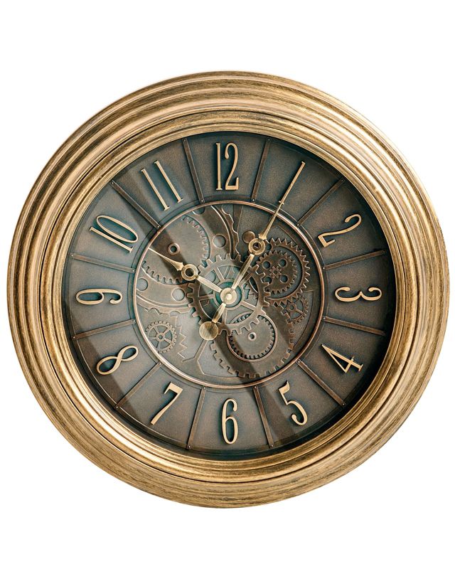 Zegar ścienny Caudete 50 cm Złoty 1 szt.
