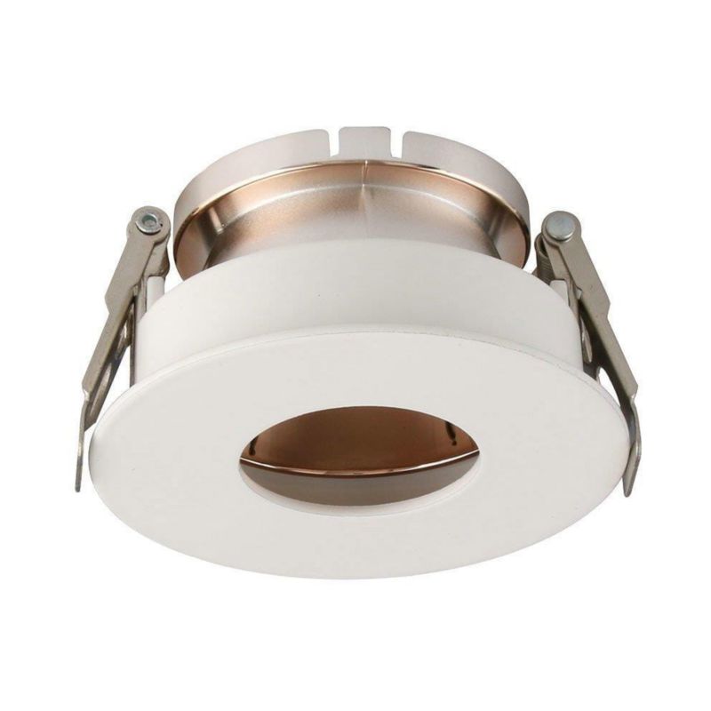 Oprawa wpuszczana V-TAC biała 1 x GU10 x 10W IP20 wym: 7,5 x 7,5 cm okrągła - 1 szt.