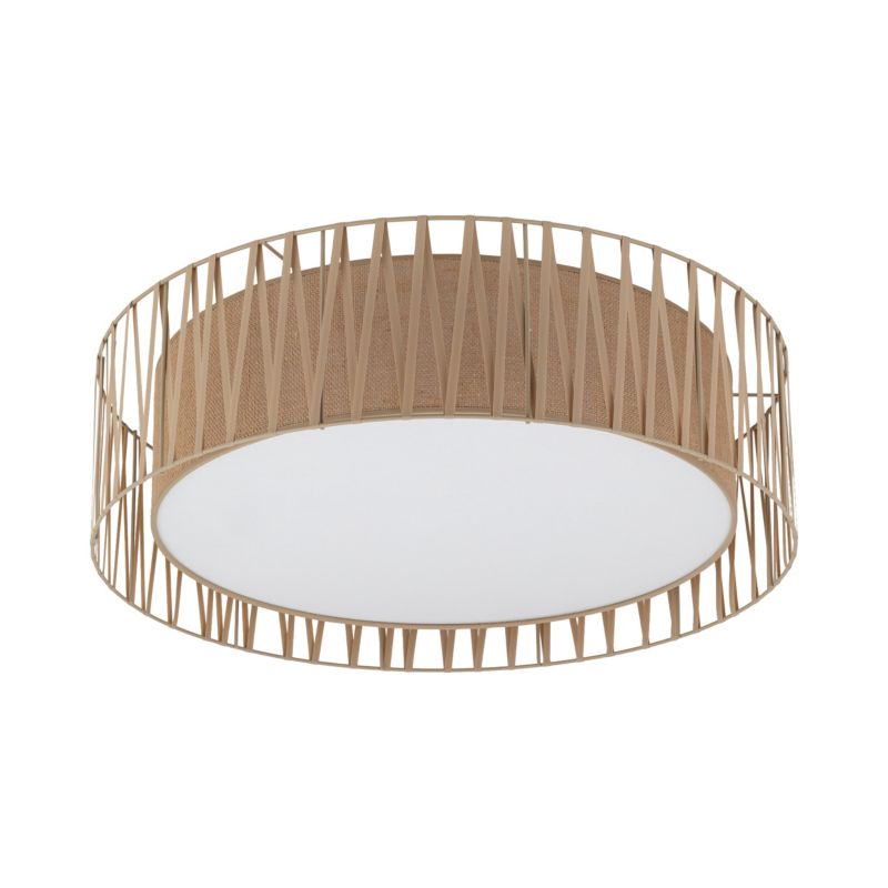 Lampa Sufitowa Tk Lighting Harmony Sabia Juta beżowa 6Xe27 - 1szt.