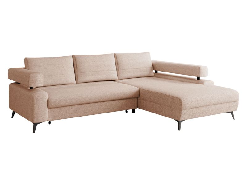 Narożnik z funkcją spania MIRJAN 24 Rosa prawy 2R-OT jasnoróżowy 1 szt.