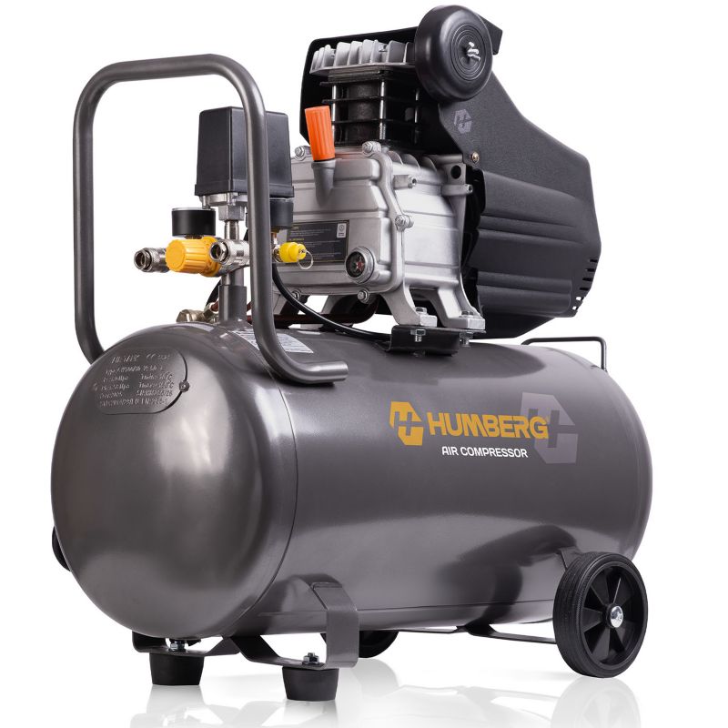 Kompresor sprężarka Humberg HM-255 samochodowy olejowy 50l solidny 8 Bar 9w1 zestaw 1szt.