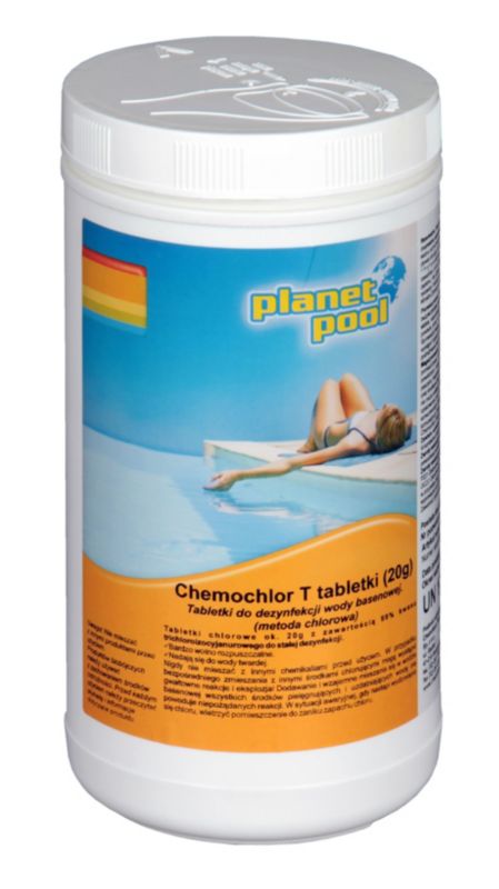 Chemia basenowa, Pool System Chemoform, Chemochlor T, Tabletki 20G, 1kg, 1szt.