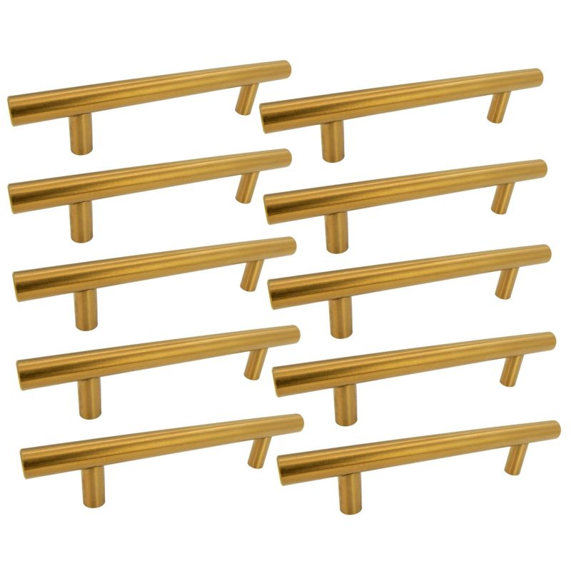 Uchwyt meblowy B&B Reling 96 mm złoty 10 szt