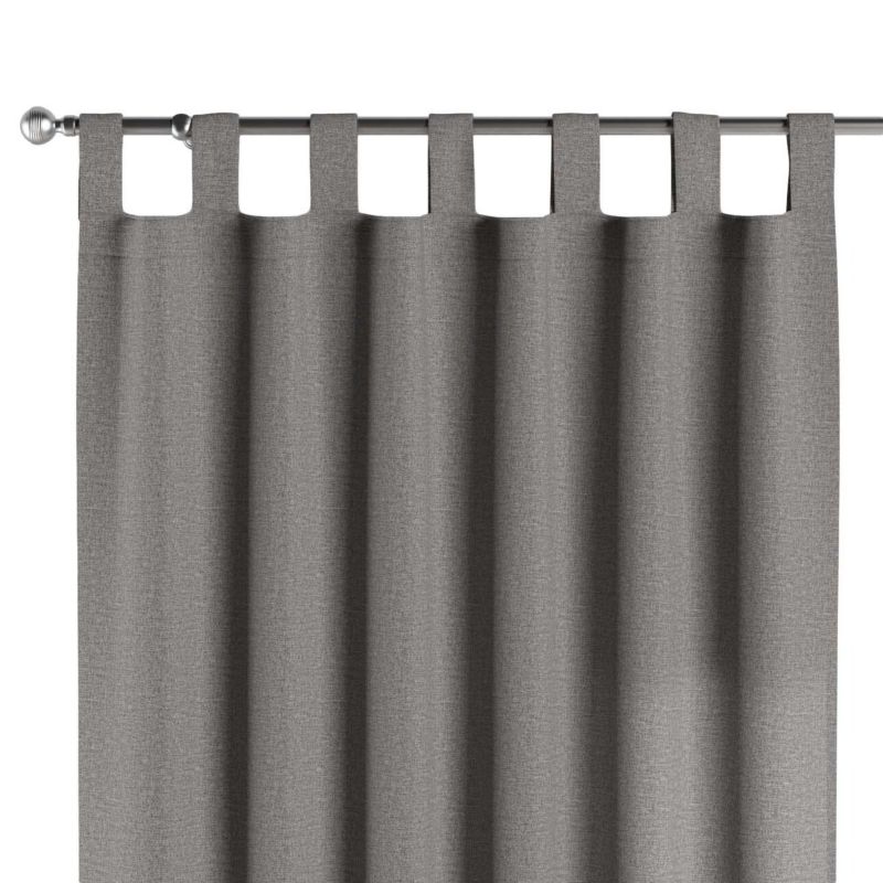 Zasłona na szelkach 1 szt. 130 x 245 cm Dekoria szary 1 szt.