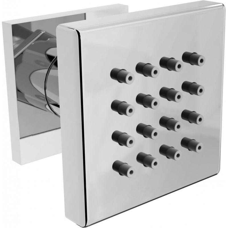 Dysza boczna Mexen natynkowa chrom kwadratowa 1 szt.