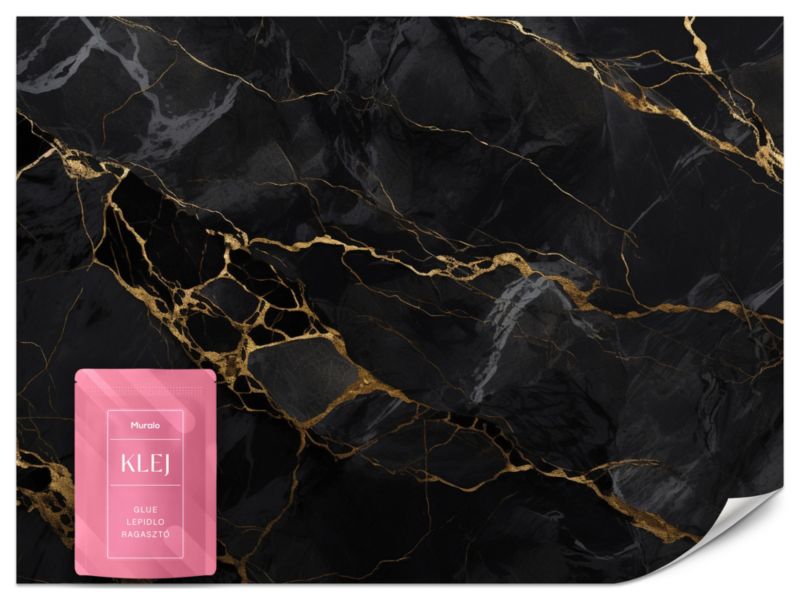 Fototapeta Muralo Czarny Marmur 250x175 cm 1szt.