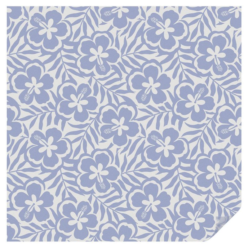 Naklejka na okno witraż Tulup 100x100 cm Efekt Mrożonego Szkła Kwiatowy wzór na liściastym tle 1 rol.