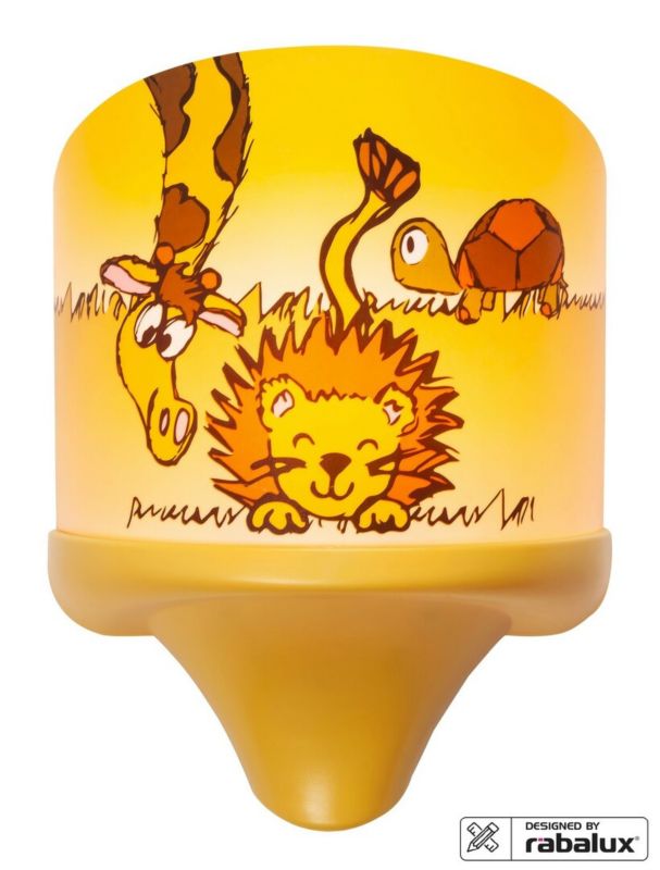 Kinkiet ścienny Rabalux Leon wielokolorowy do pokoju dziecka 1 x E14 x IP20 wym: 19 x 13 x 6 cm - 1 szt.