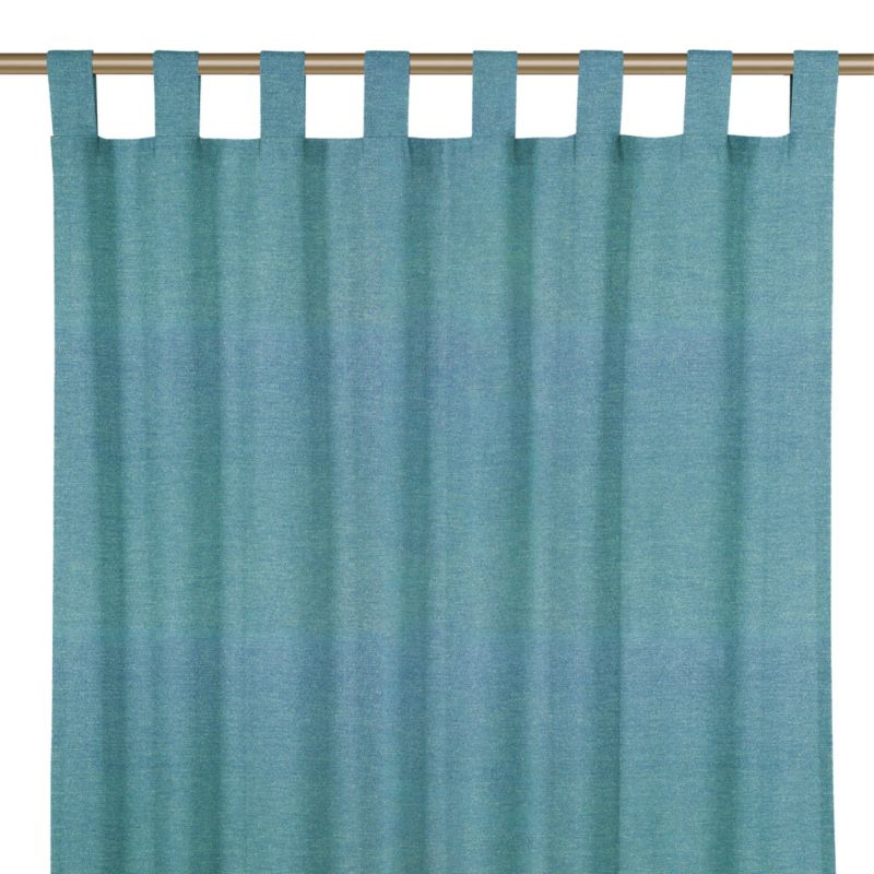 Zasłona 140 x 300 cm turkusowa