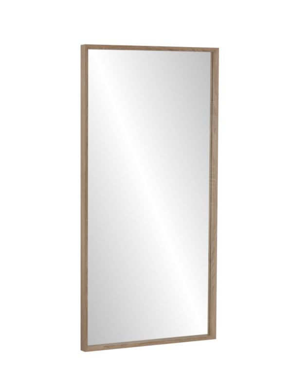 Lustro wiszące Profilmat 160x60 w ramie dąb SONOMA kasetonowej z efektem głębi 1szt.