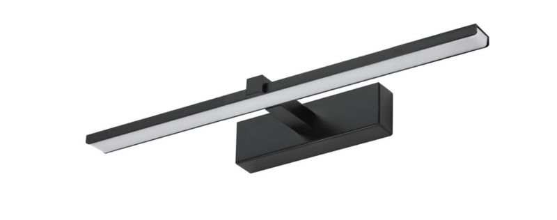 Kinkiet ścienny IdeaLED Venus czarno-biały nad lustro LED 8W 4200K 580lm IP44 wym: 5 x 40 x 13 cm - 1 szt.