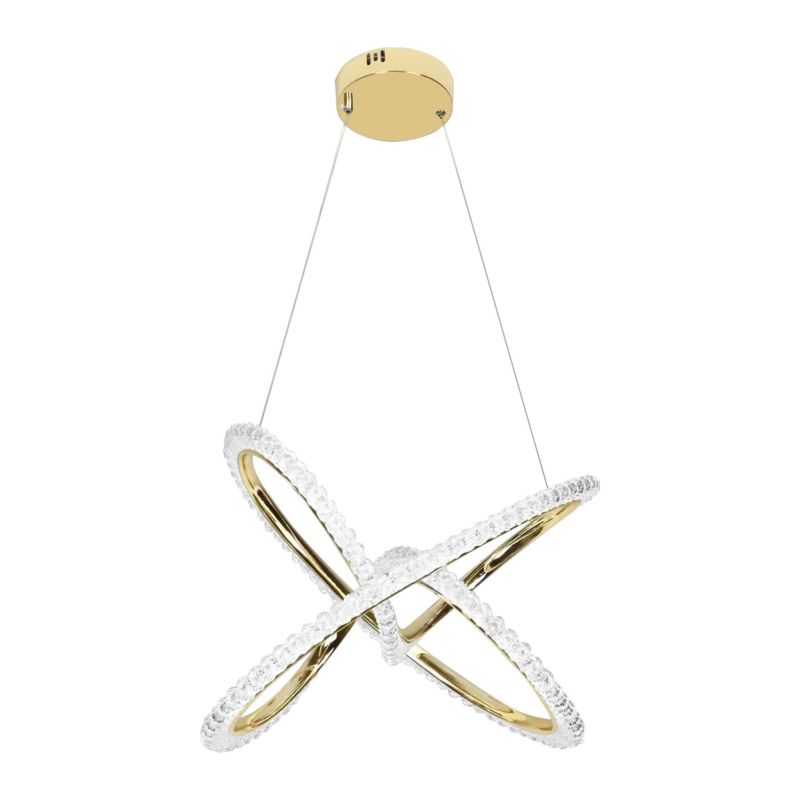 Lampa Sufitowa Wisząca Toolight Led G035-Cp Złoty