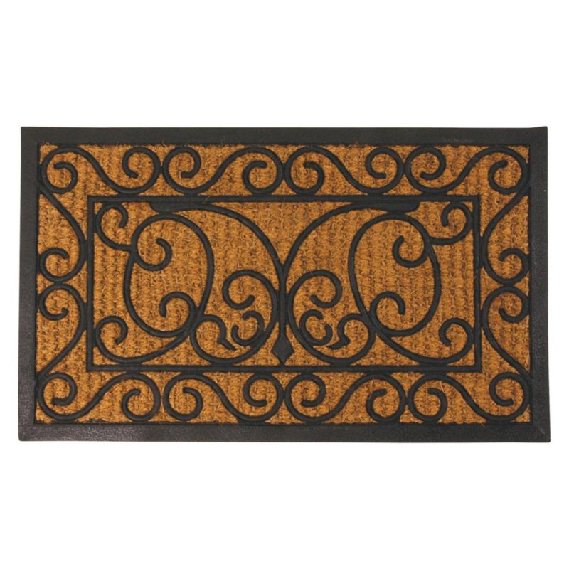 Wycieraczka klasyczna Esschert Design brązowa z włókna kokosowego 77x46 cm 1 szt.