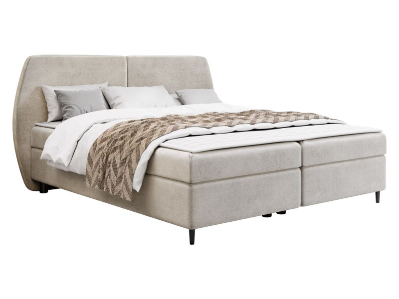 Łóżko kontynentalne MIRJAN 24 Madryt 180x200 kawowy brąz 1 szt.