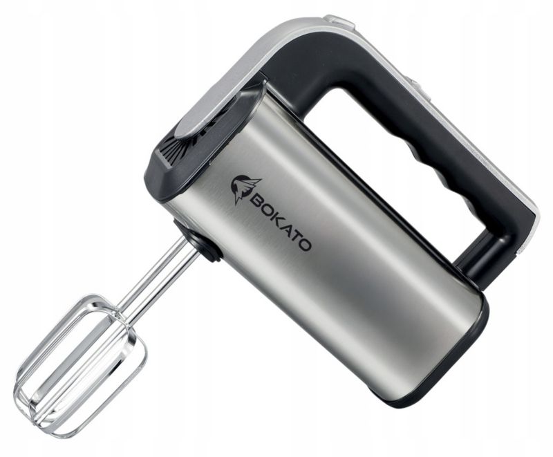 Mikser ręczny bokato srebrny 5 prędkości 500w kel141 1 szt.