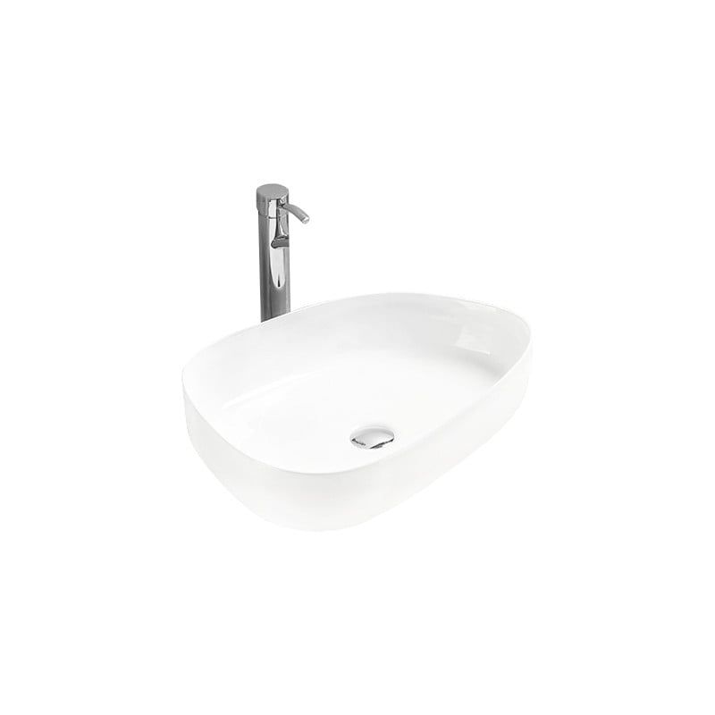 Umywalka nablatowa Mexen Chiara biała 54x39 cm 1 szt.