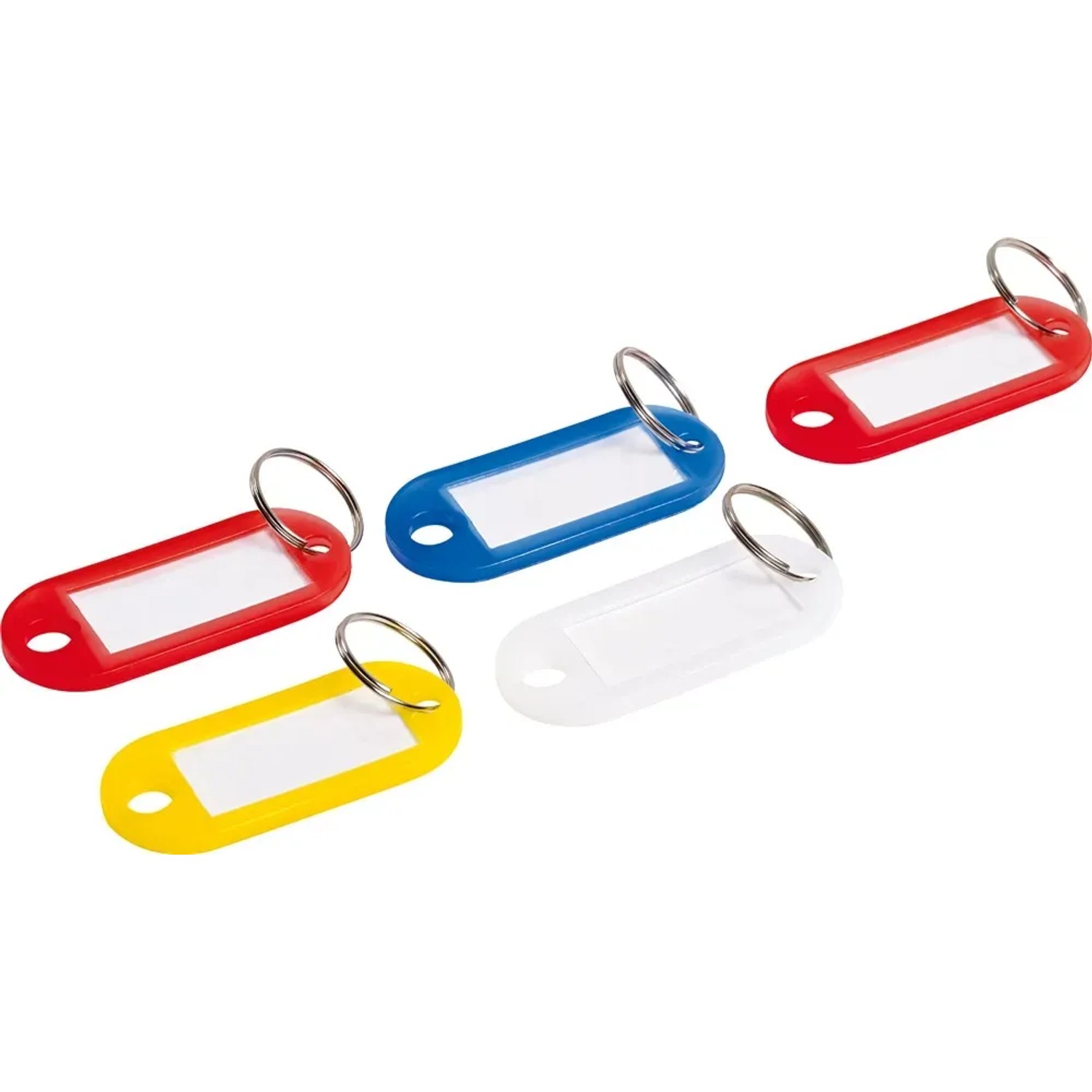 LUX-TOOLS Zawieszka do kluczy. okienko kolor mix 5szt