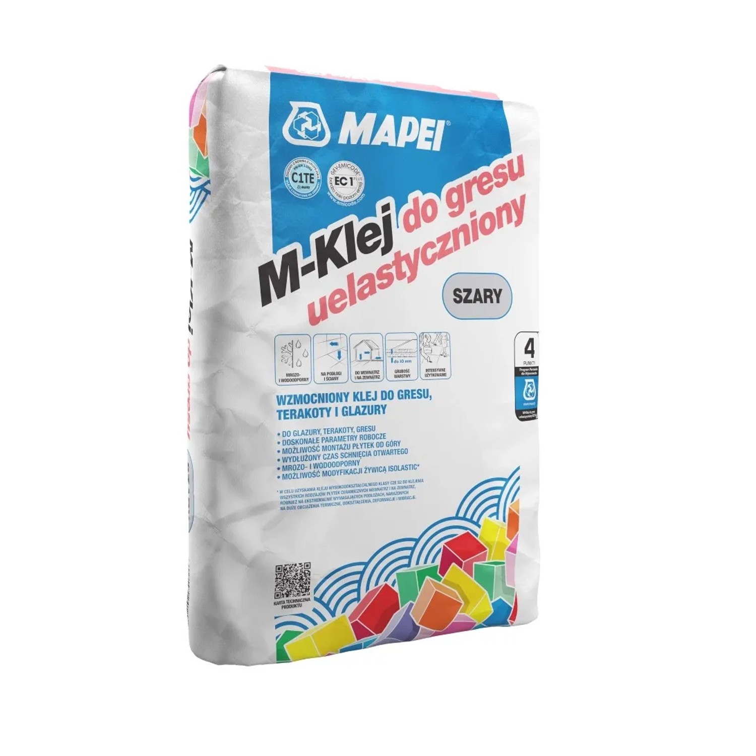 Mapei Klej do gresu uelastyczniony szary 22,5 kg
