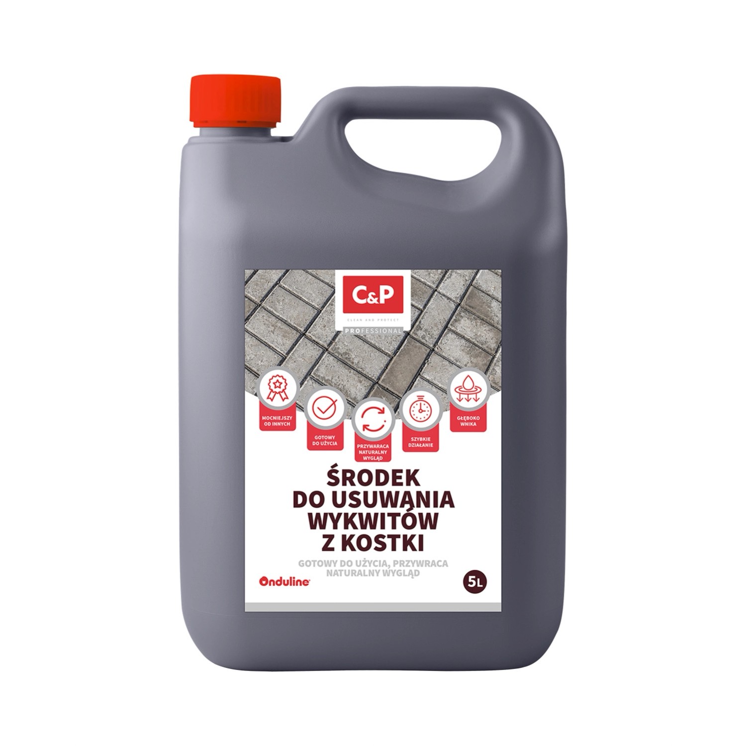 Onduline C&P Środek do usuwania wykwitów z kostki 5l