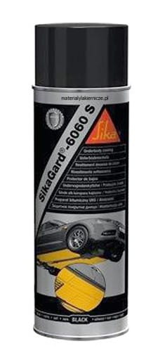 POWŁOKA OCHRONNA DO PODWOZIA W AEROZOLU SIKAGARD 6060S 12 x 0,5L