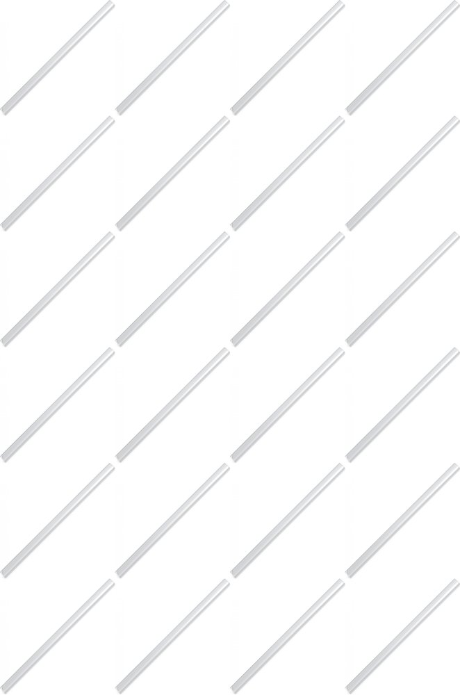 24x Listwa wsuwana Durable, 6mm, do 60 kartek, 1 sztuka, przezroczysty