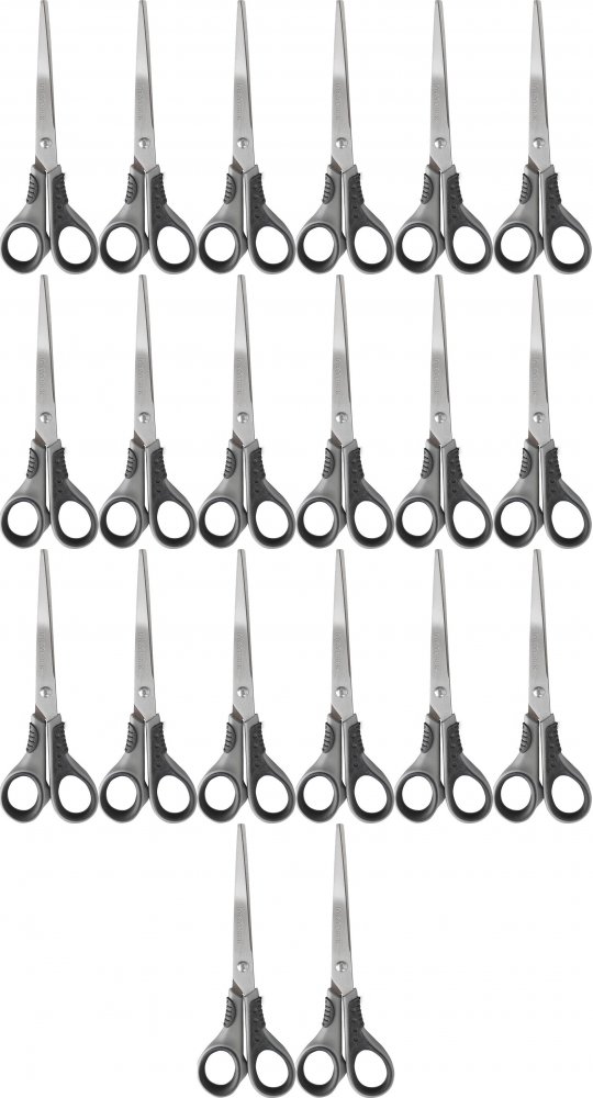 20x Nożyczki Interdruk, 15cm, szary