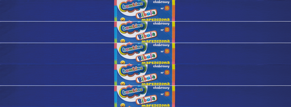 5x Bibuła marszczona Bambino, 200x50cm, chabrowy