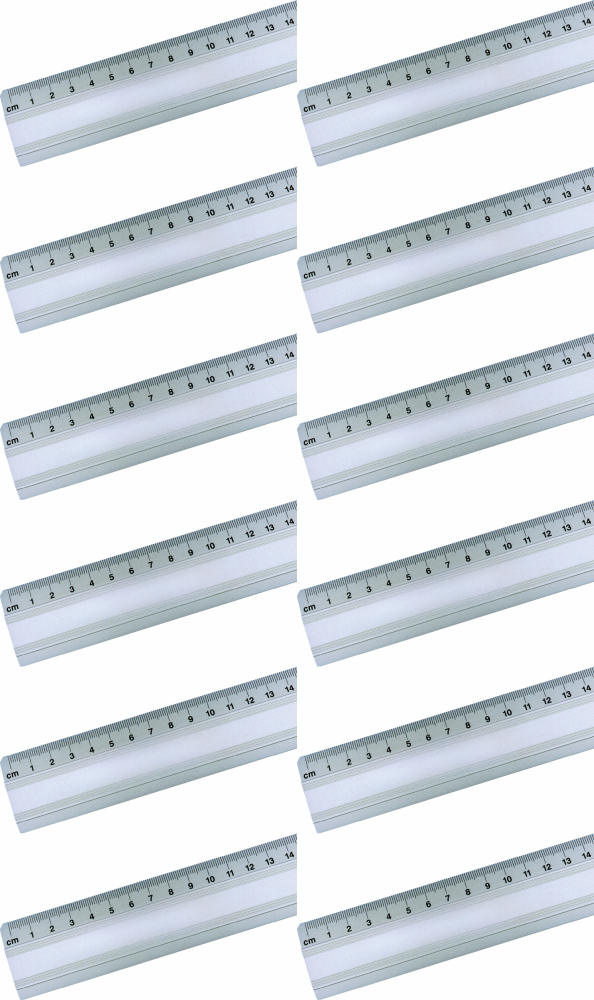 12x Linijka aluminiowa Grand, 50cm