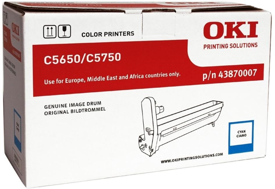 Bęben Oki 43870007(43870007), 20000 stron, cyan (błękitny)