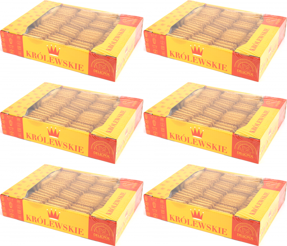 6x Ciastka Delicpol, maślany, 2.5kg