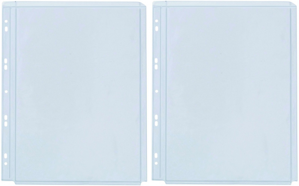 2x koszulki krystaliczne Office Products, poszerzane, A4, 180μm, 10 sztuk, transparentny