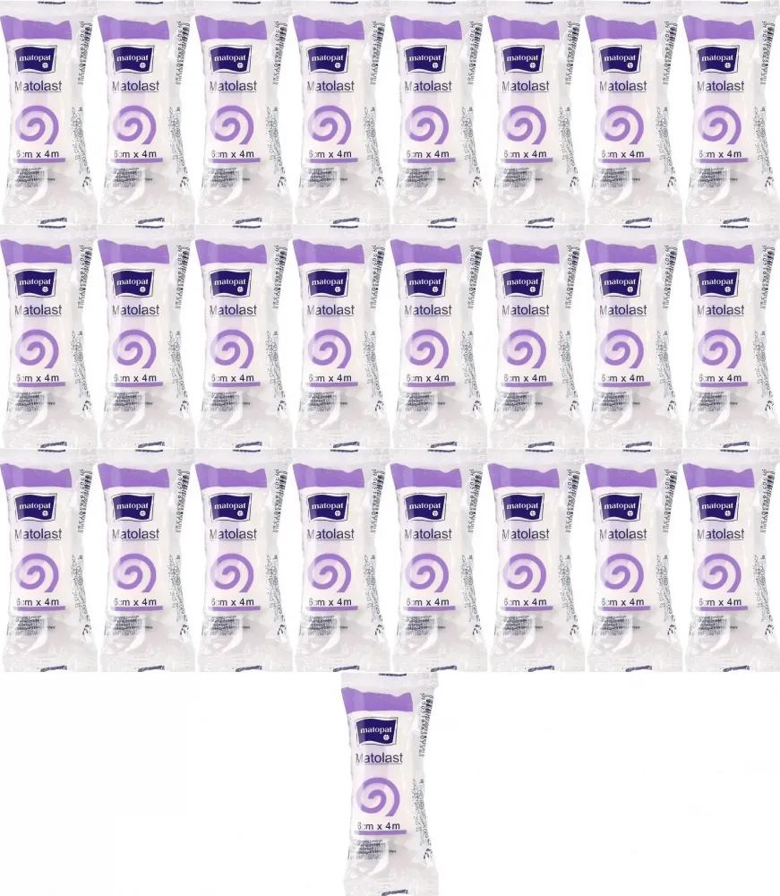 25x Opaska elastyczna Matolast, 6cmx4m