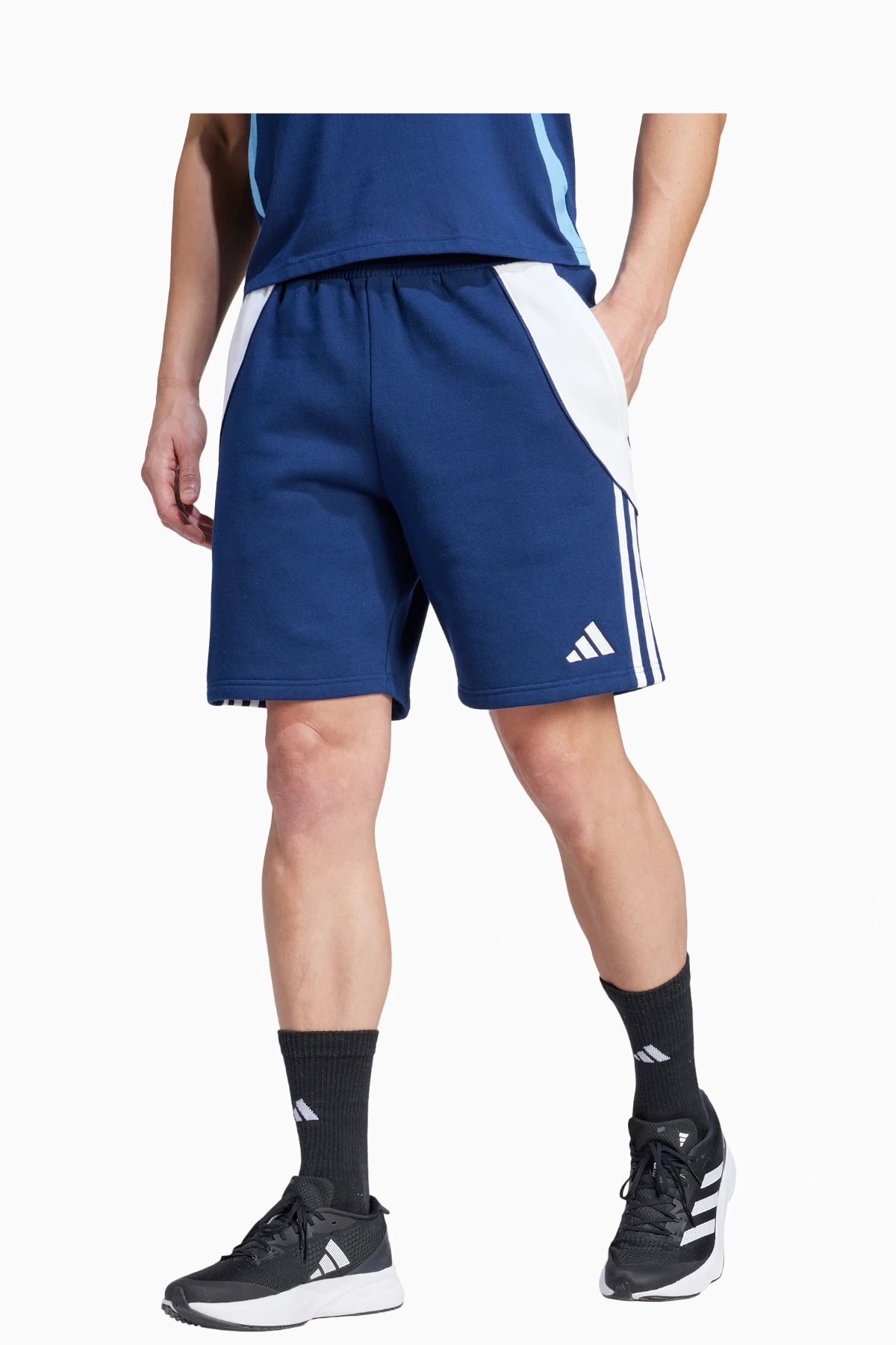 Spodenki adidas Tiro 24 Sweat - Granatowy