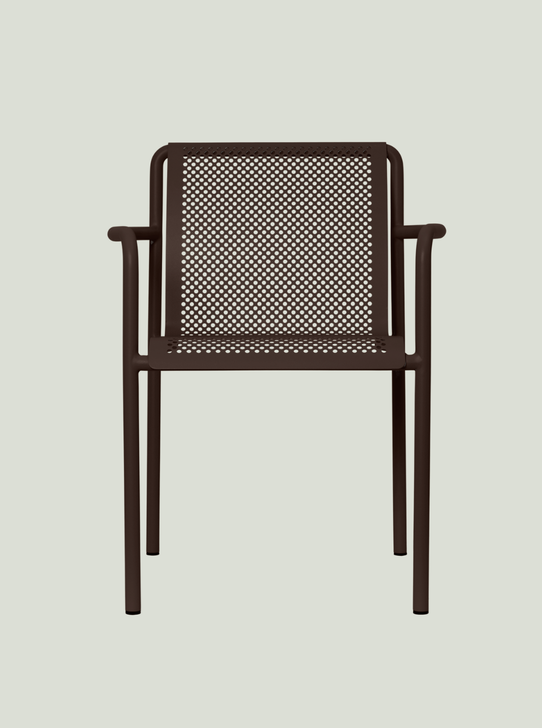 Krzesło Dapple Chair with Arms - Dark Chocolate Ferm Living