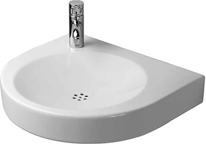 Duravit Architec umywalka 57,5x52 cm ścienna półokrągła biała 0443580000
