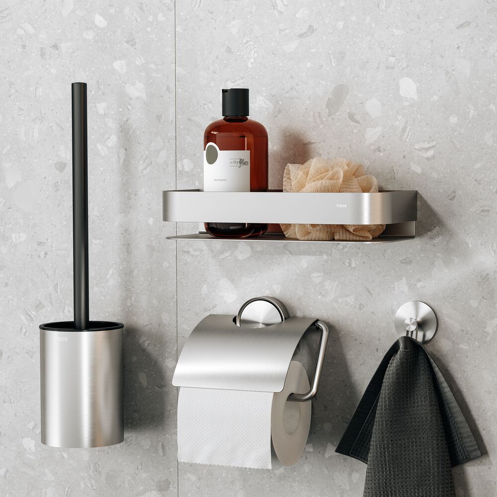 Tiger Ace wieszak na ręcznik mały stal nierdzewna szczotkowana 800593 - Wysyłka w 24h