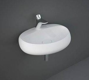 Rak Ceramics Rak Cloud umywalka 65x44 cm ścienna biała mat CLOWB6501500A