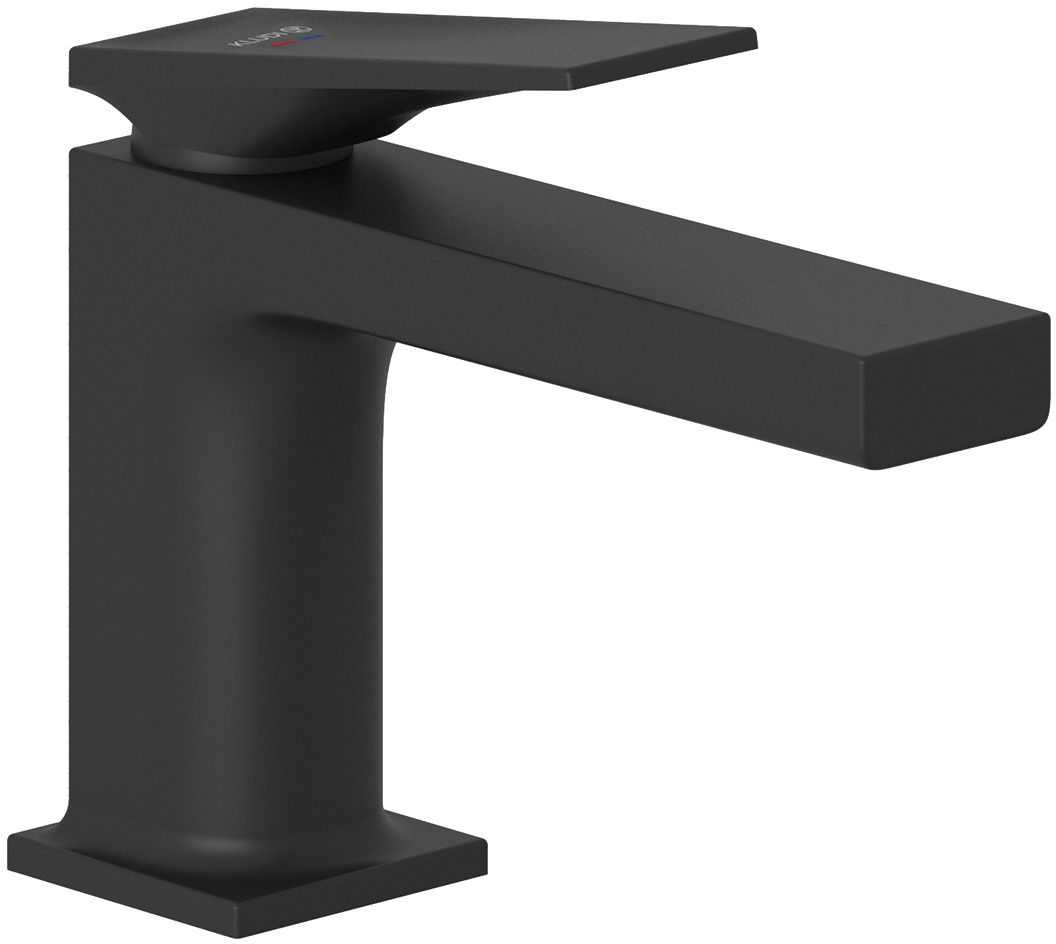 Kludi Decus bateria umywalkowa stojąca czarna 542663975