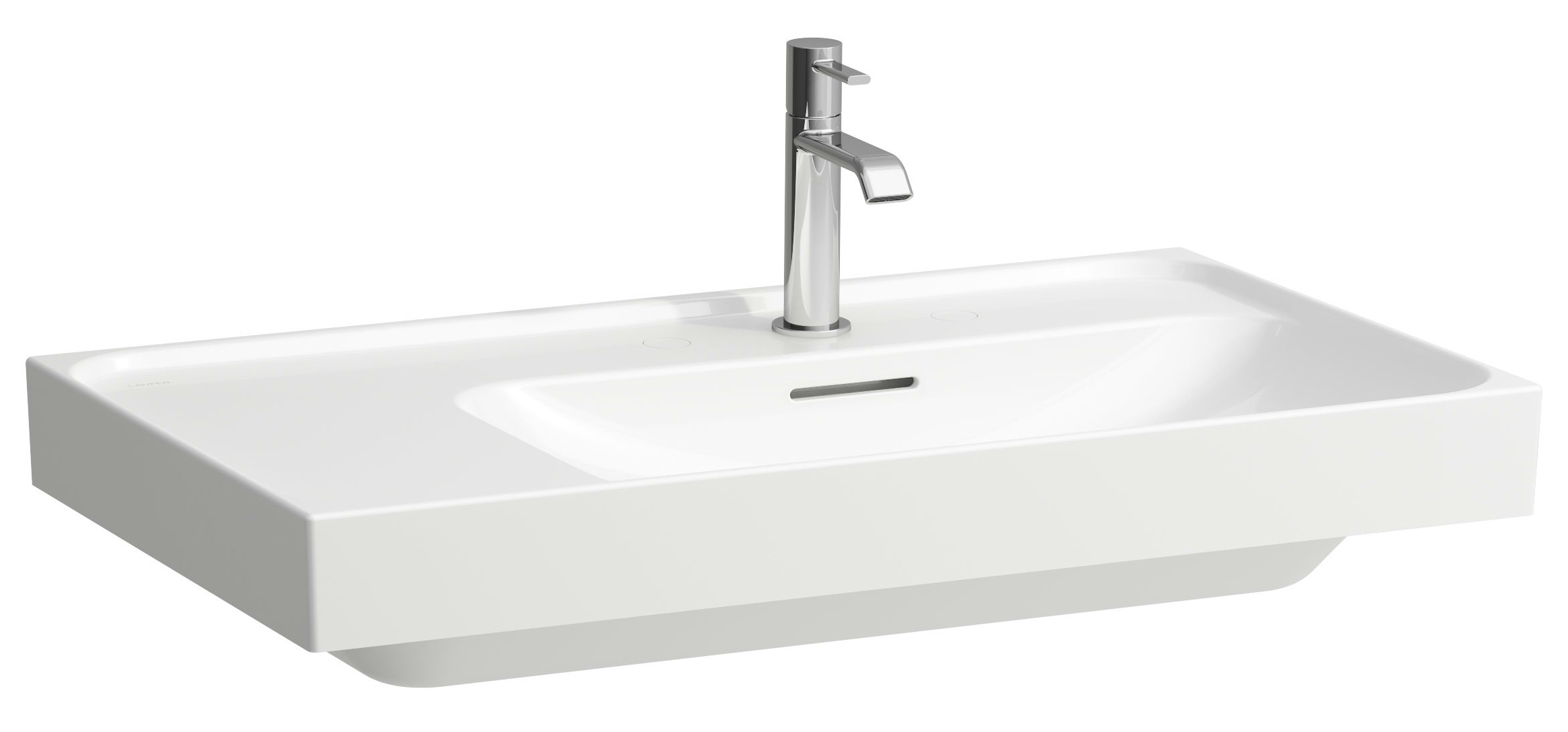 Laufen Meda umywalka 80x46 cm prostokątna ścienna-meblowa biała H8171150001091