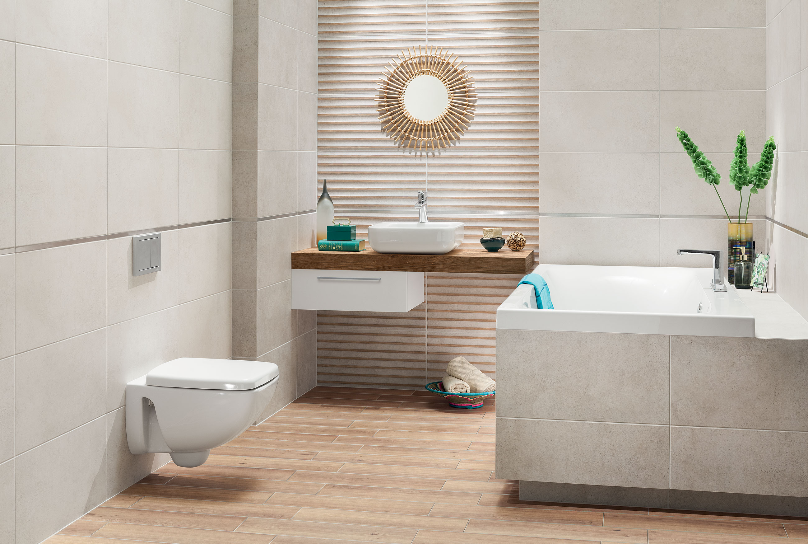 Domino Dover graphite STR płytka ścienna 30,8x60,8 cm