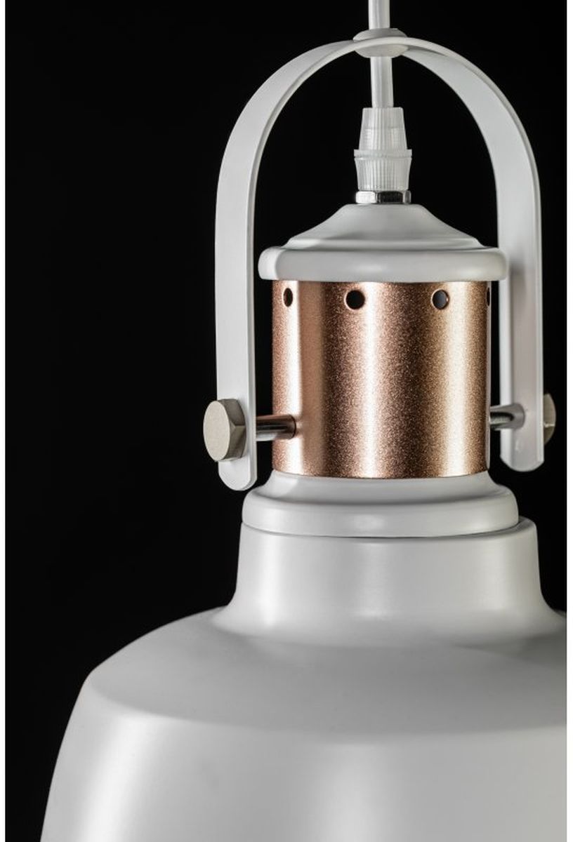 GTV Noor lampa wisząca 1x40 W biała OS-NOOR-00-DEC