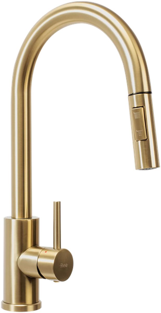 Rea Fresh bateria kuchenna stojąca złoto/stare złoto REA-B9148 - Wysyłka w 24h