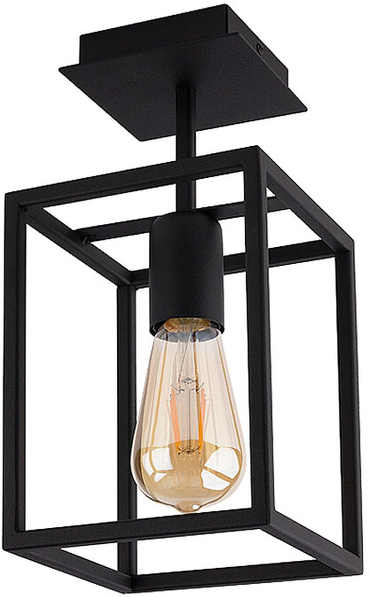 Nowodvorski Lighting Crate lampa podsufitowa 1x60W czarna 9045
