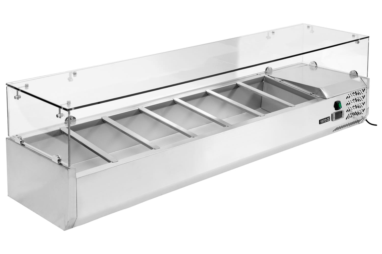 Nadstawa chłodnicza z osłoną 7 x GN 1/3